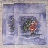 Дві різдвяні скатертини 80*80cм Syrah Німеччина