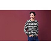 Теплый свитер, джемпер с норвежским принтом, livergy , германия, р. М, наш 48-52