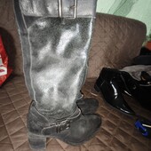 Coque terra 39p шкіряні чоботи ззовні та середини