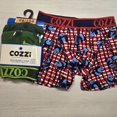Cozzi! Трикотажні труси для хлопчика, боксери для хлопчика 98/104, в лоті 3 шт! Лот 25
