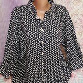 Шикарна!Котонова сорочка блуза Жіноча. Нова.ог 116.укрп 50%