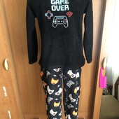 Пижама, комплект, костюм, 12-13 р 158 см. Game over. Minecraft. в ідеалі