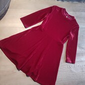 Велюрова сукня George 7-8