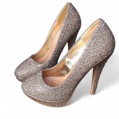 Розкішні блискучі туфлі на новорічні свята 38 р.❣️