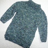 Теплое вязаное платье next на 18-24 мес