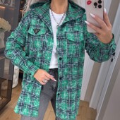 Теплая женская рубашка оверсайз 42/60 размеры