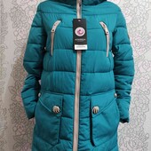 Новий стильний пуховик куртка ТМ Aoweelia, тінсулейт р. xxl