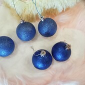 ❤️Ёлочные игрушки все блестящие лот 5 штуки❤️