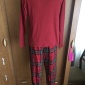 Пижама, комплект, костюм, 100% коттон, S-M. m&s. в ідеалі