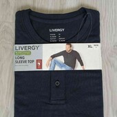 Livergy брендовый мужской хлопковый реглан цвет синий размер евро 56/58