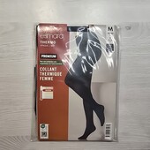 Есмара! Капронові жіночі термо колготки 36/38 євро, 80 ден, чорні! Лот 25