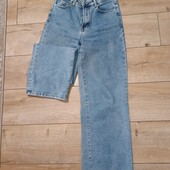 Жіночі джинси широкі модного фасону р.27