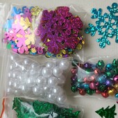 Набір сніжинок і наместин, 500шт