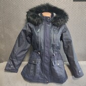 Тёплая зимняя куртка/парка на девочку, р.152-158