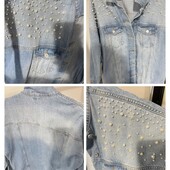 Джинсовая куртка Colin's с жемчугом