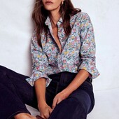 Брендова квіткова блуза р.16