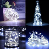 Гирлянда.5 метров.цвет белый.от батареек