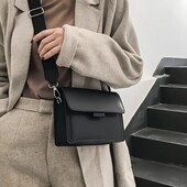 Стильна чорна сумка, 2кольори на вибір, з ругулюємим ремінцем