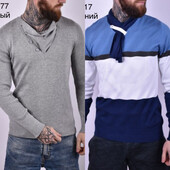 Чоловіча стильна кофта, розмір ХЛ, сірий колір в лоті