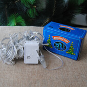 ✨ Новогодняя гирлянда LED жёлтая, 100 шт, прозрачный провод