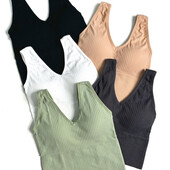 Майка топ в рубчик