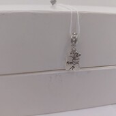 Срібна підвіска Ведмедик