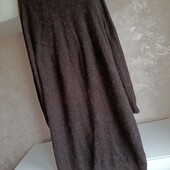 Брендова шоколадна сукня з суміші альпаки