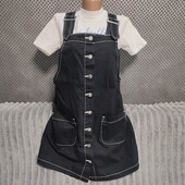 Симпатичный джинсовый сарафан на пуговицах, р.36(евро)