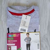 Lupilu брендовая хлопковая пижамка на мальчика рост 110/116 см