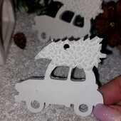 Гіпсова новорічна фігурка для розфарбовування