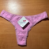 Бавовняні труси-стрінги, рожеві XS