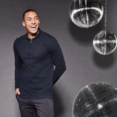 Качественный синий реглан поло Livergy Германия, размер L (52/54)