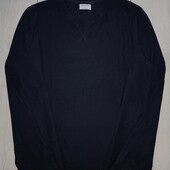 Тепла піжамна кофта Primark, в рубчик, темно-синя, eur L