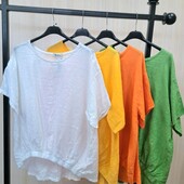 Шикарная блуза , кофточка, лен 100%, италия, р. оверсайз, наш 48-54, зеленая!