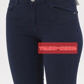 Брюки фасон джинсы указан р.L темно -синие