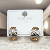 Сережки 'Xuping' Фіаніт (позолота 18к) 058204