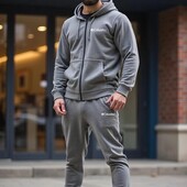 Дуже теплий і якісний костюм,Фліс полар,,р.48, св.сірий, якість вища!