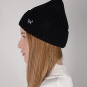 Шапка рвана з котиком