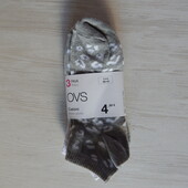 3пари. Жіночі короткі шкарпетки OVS.