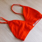 Червоний бюстгальтер в рубчик primark