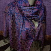 Натуральний гарний палантин хамелеон