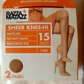 Універсальні гольфи носки капронові 2 пари 15 ден. женские гольфы 7556