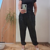 Модні класні трикотажні штани з кишенями розмір 22