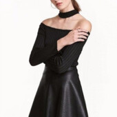 Оригінальный топ з відкритими плечима H&M