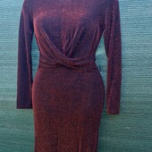 Святкова сукня з люрексом, шикарно виглядає