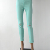 Джинси ментолового кольору 42-48 розміри (36-42 євророзміри).