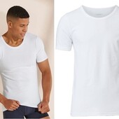 3 шт! Футболка чоловіча натільна livergy M біла /5 48/50