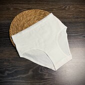 Арт.1324 жіночі трусики білі котонові висока посадка від c&a розмір S.