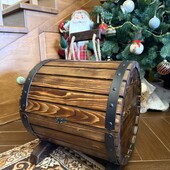 Шикарний подарунок! Міні бар на 3 пляшки натуральне дерево