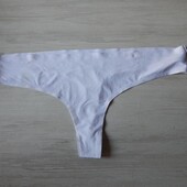 Жіночі безшовні трусики стрінги Primark білі